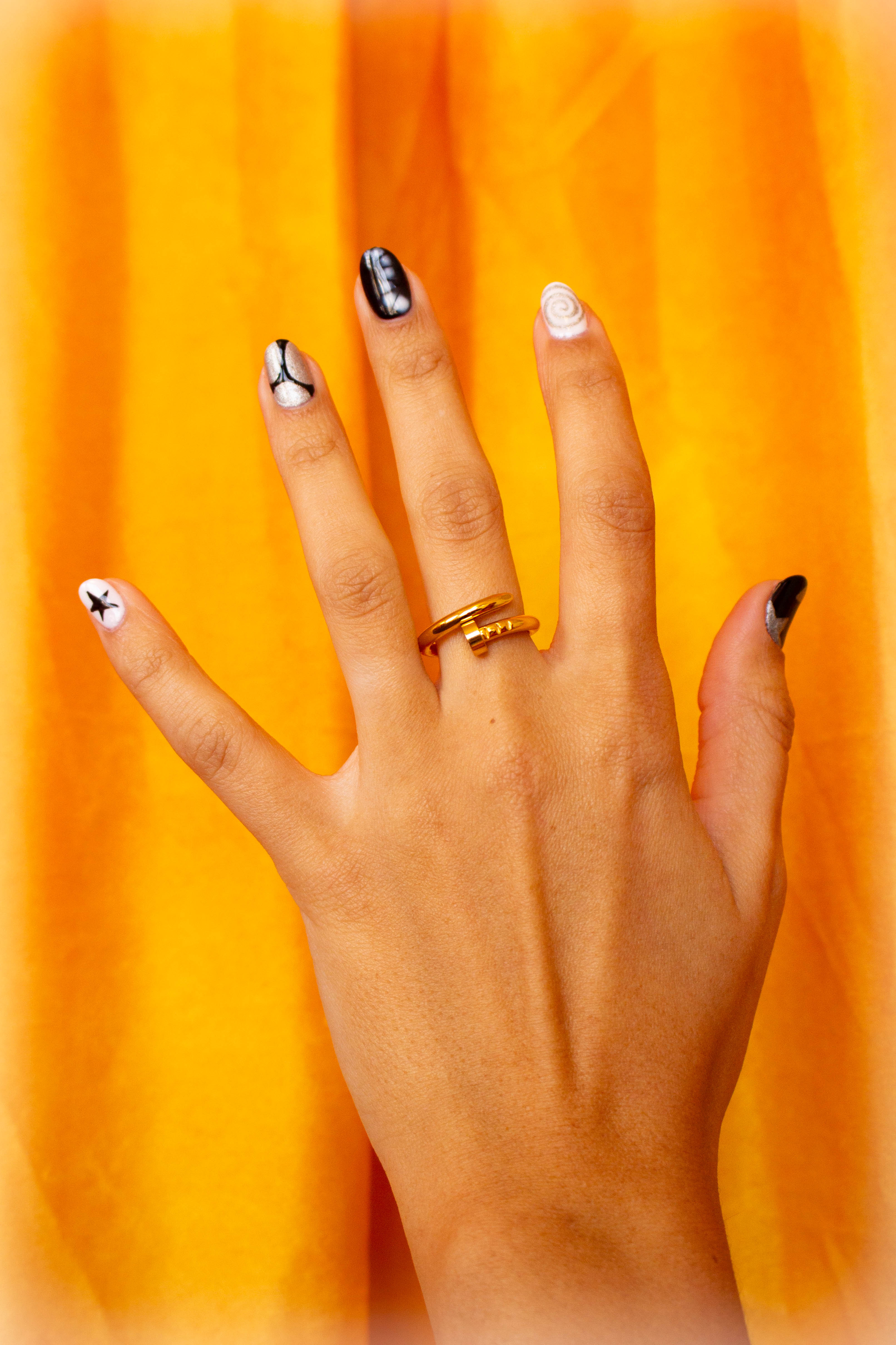 Nail Titanium Ring