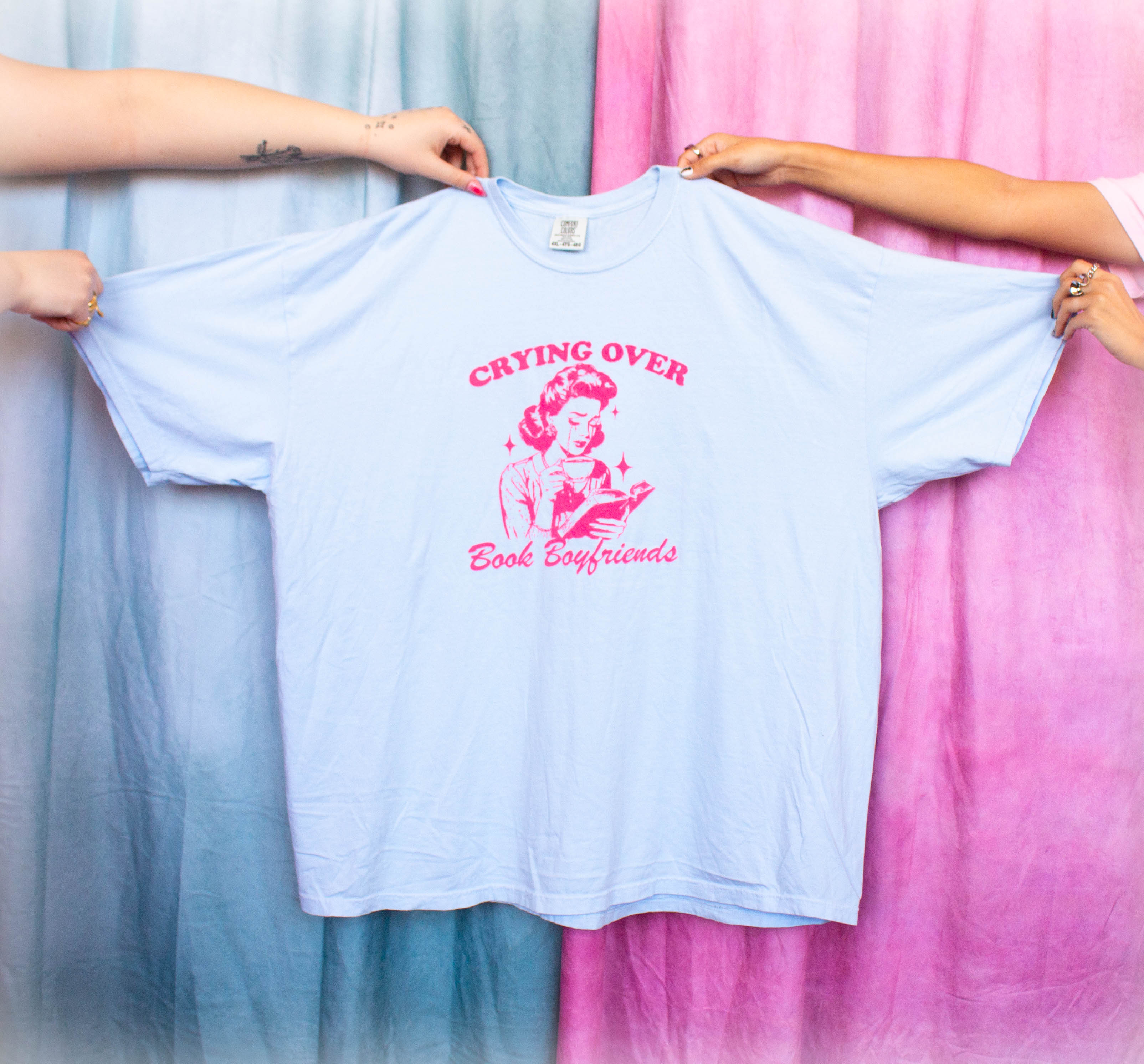 Crying Over Book Boyfriends T-Shirt