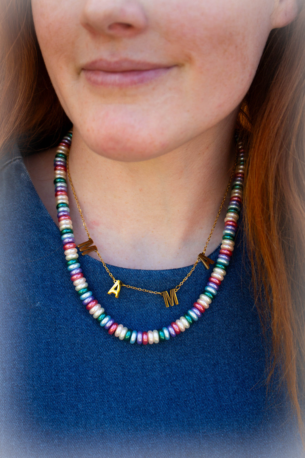 Titanium “MAMA” necklace
