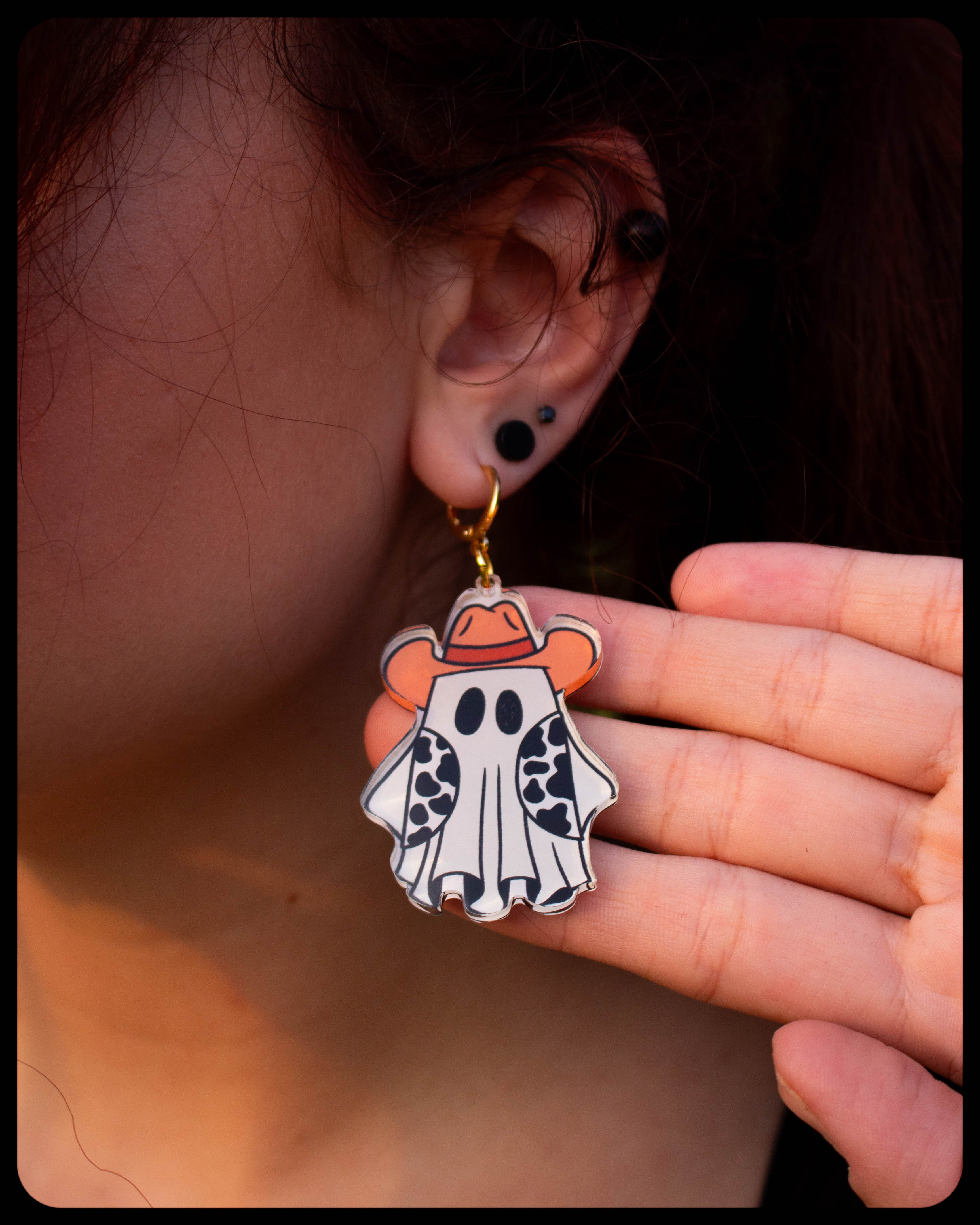 Country Ghouls - Ghost Earrings