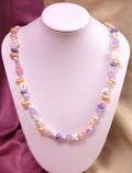 Soft Beach Pastels Beaded Necklace