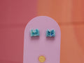 Open Book Tiny Stud Earrings
