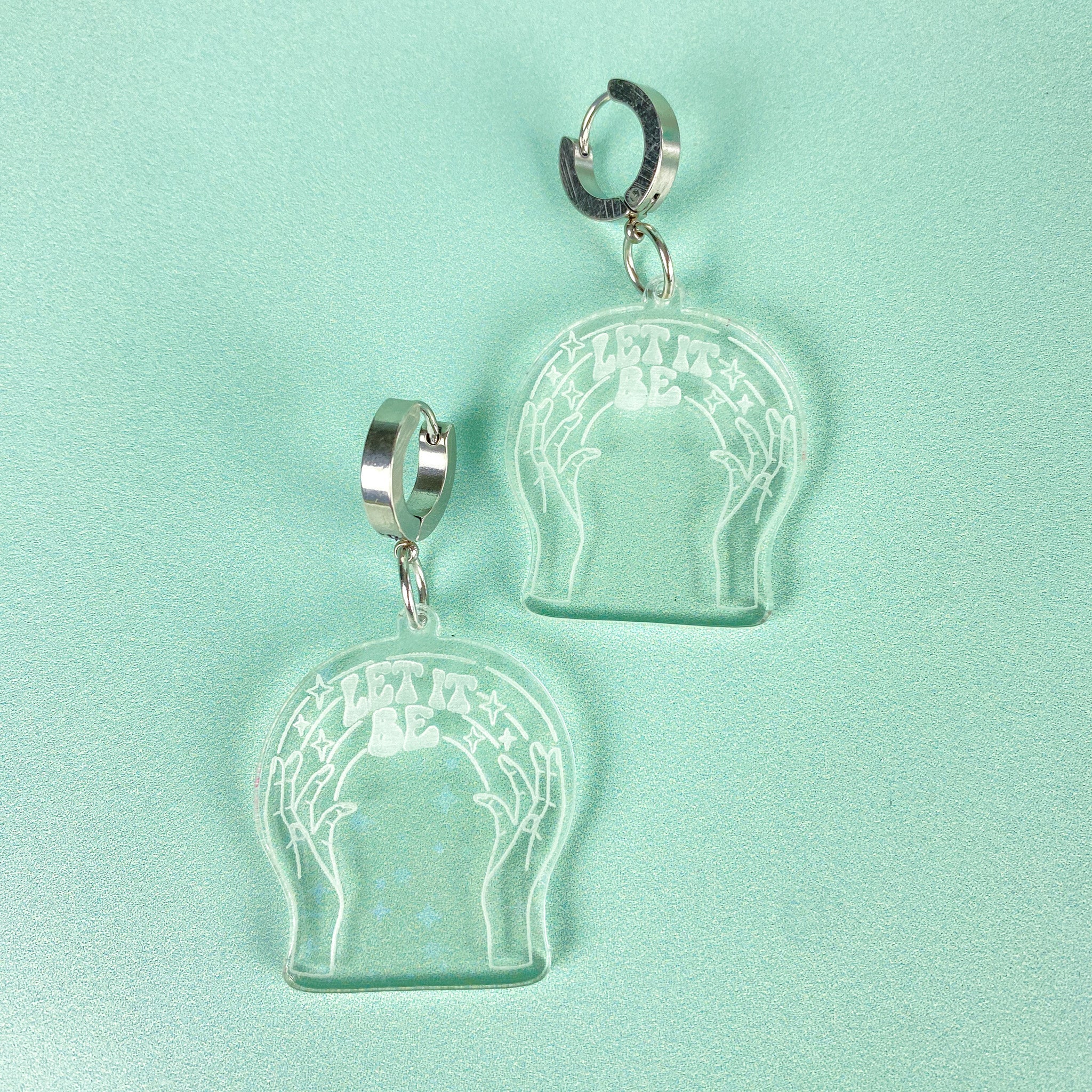 'Let it Be' Iridescent Earrings