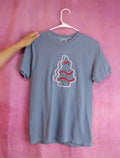 Christmas Tree Cake Embroidered Shirt
