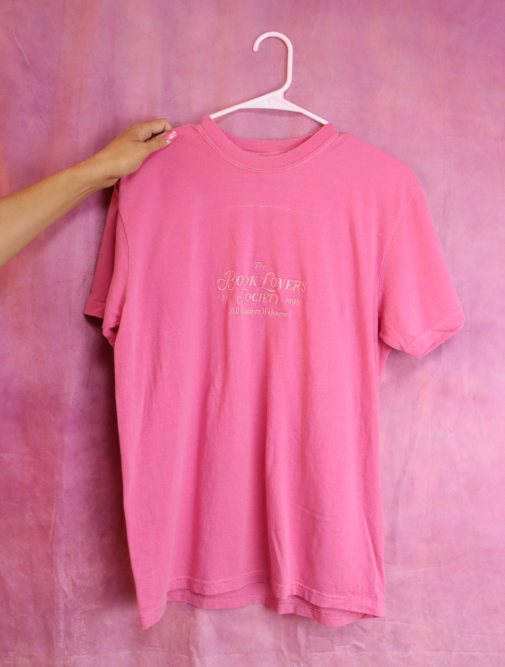 "Never Ending TBR" Embroidered Shirt