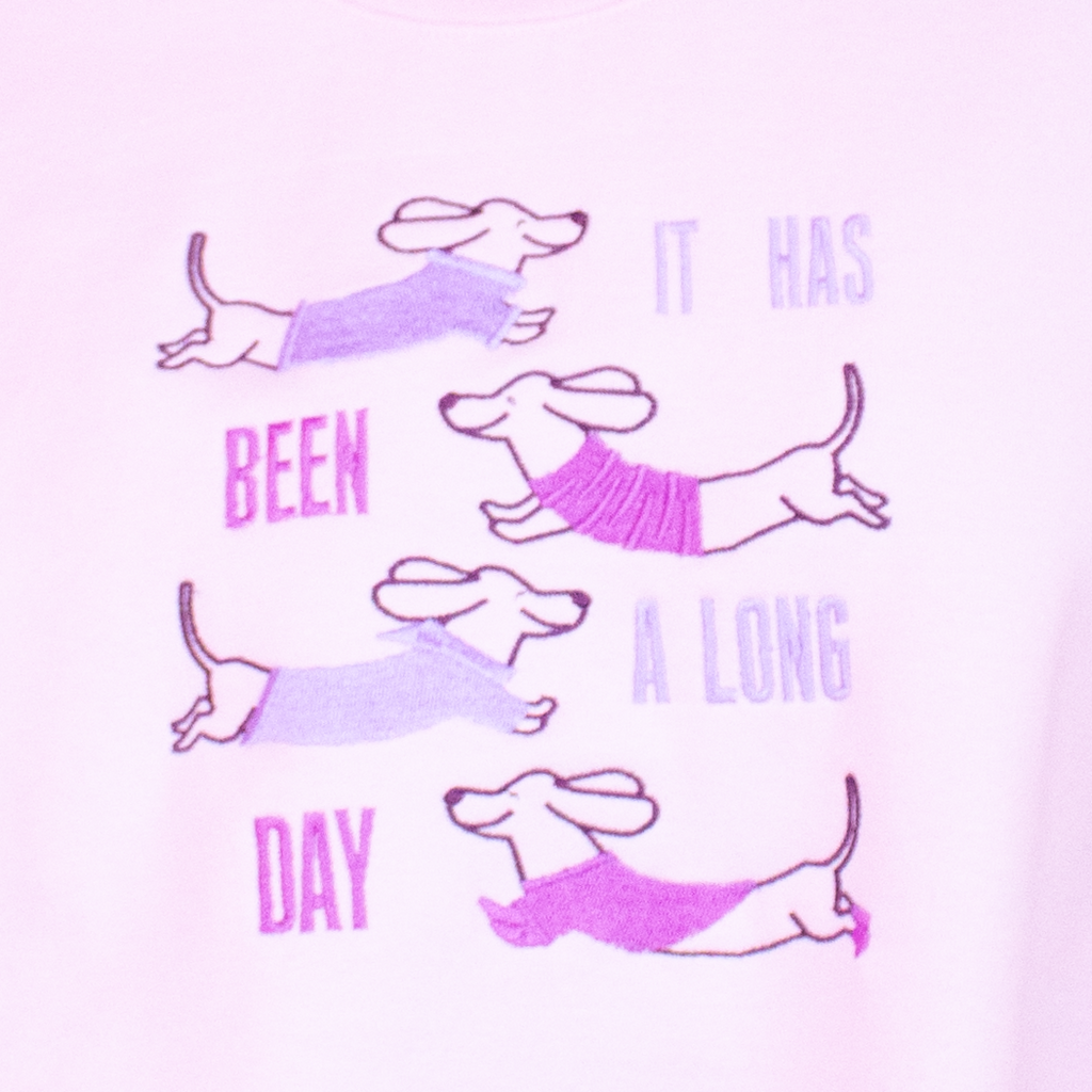 “It Has Been a Long Day” Embroidered Shirt