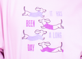 “It Has Been a Long Day” Embroidered Shirt