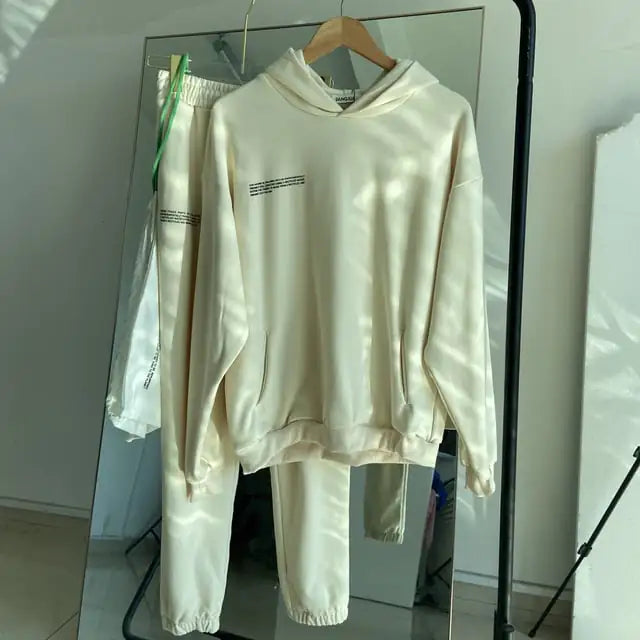Cotton Hooded Sweatshirts and Track Pants Joggers