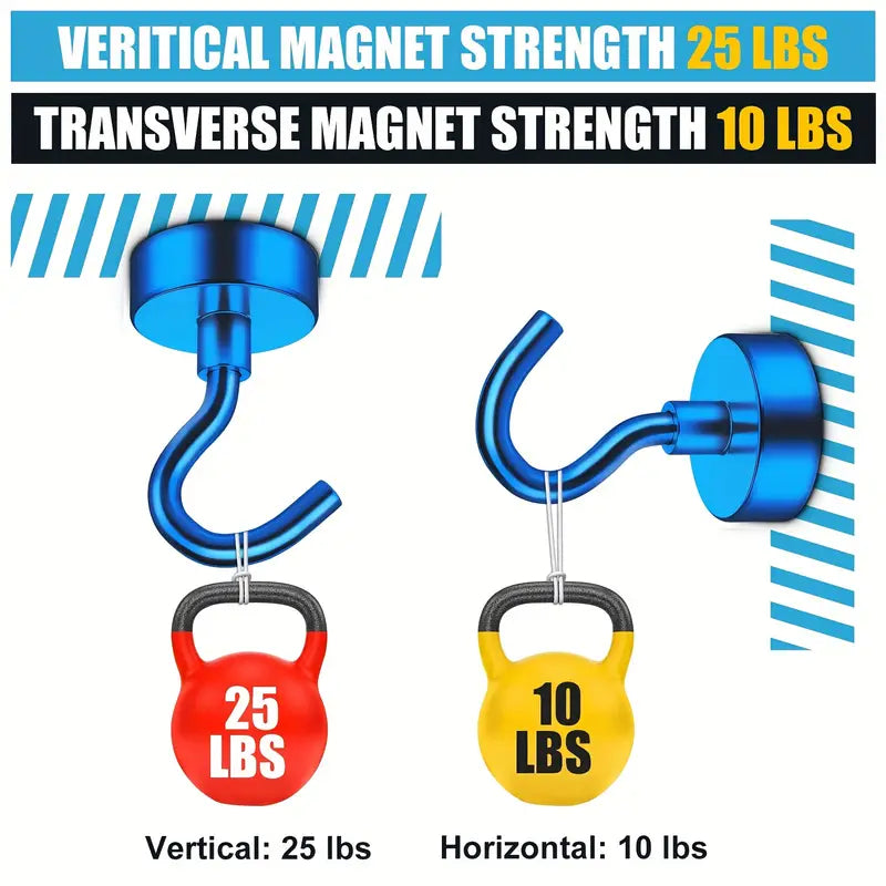 Ultra-Grip Magnetic Hooks