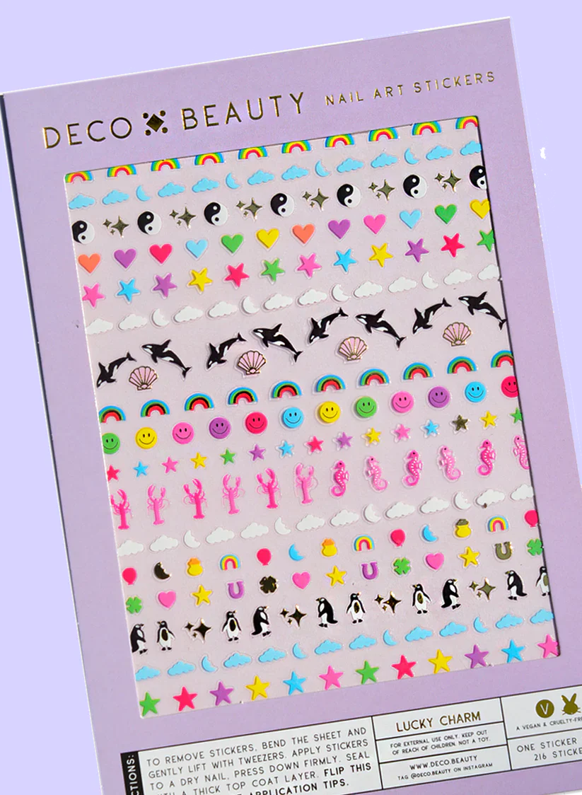 "Lucky Charm" Deco Beauty Nail Art Stickers
