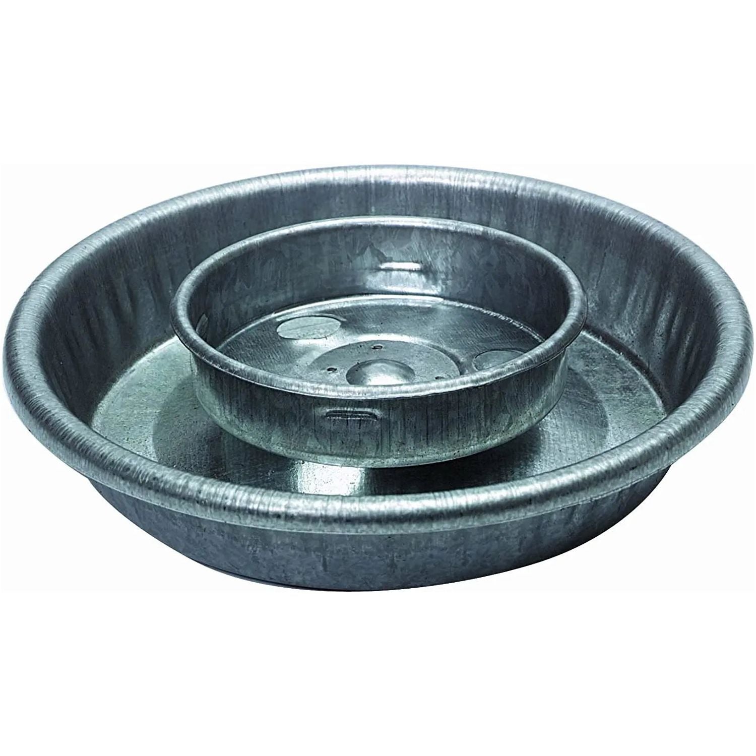 Little Giant Metal Waterer Base Jar 1 Quart