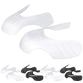 Crease Protector for Sneaker Shoes: Jordans Air Force 1 Dunk Low Anti Crease Shoe Guard Decreaser 4 Pairs Size 5.5-9 for Men Women Youth Kids Black+White