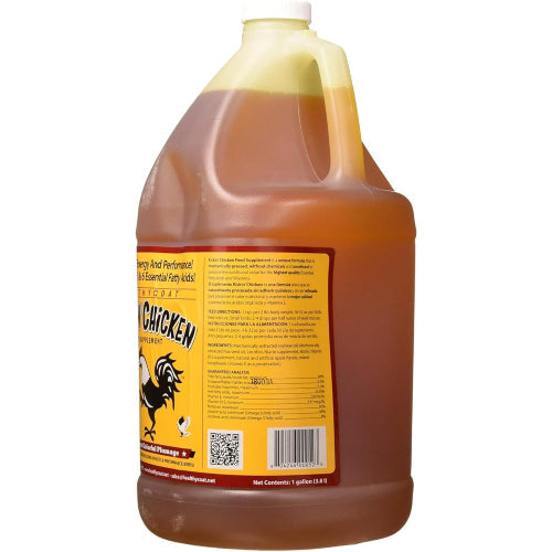 Healthycoat Kickin' Chicken Food Supplement for Poultry Omega Support Gallon