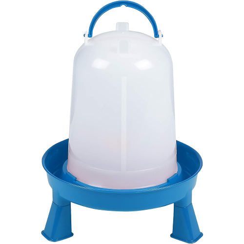 Double-Tuf Poultry Waterer with Legs for Chickens & Birds 3 Quart 2-Pack