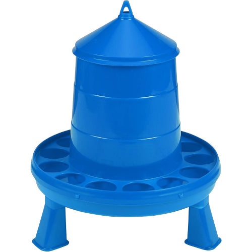 Double-Tuf Poultry Feeder 4 lb Removable Legs Chicken Feeder Carrying Handle