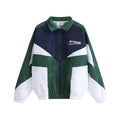 Men's Patchwork Embroidery Bomber Varsity Jacket