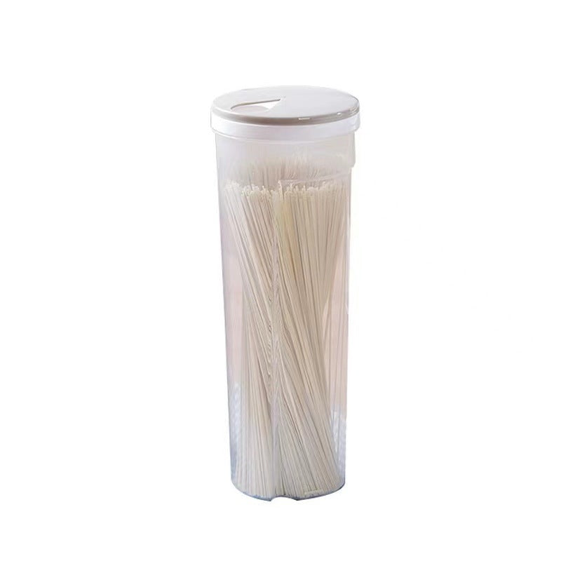 Round Noodles Kitchen Storage Box Sealed