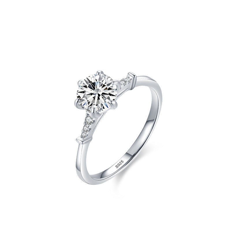 Female Fashion 1 Karat S925 Silver Ring Female
