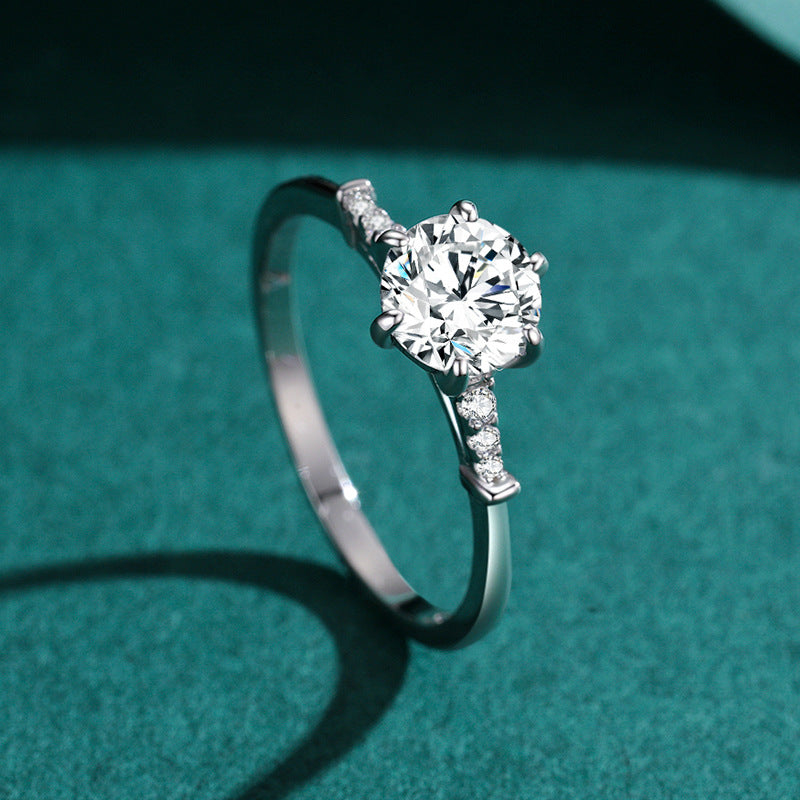Female Fashion 1 Karat S925 Silver Ring Female