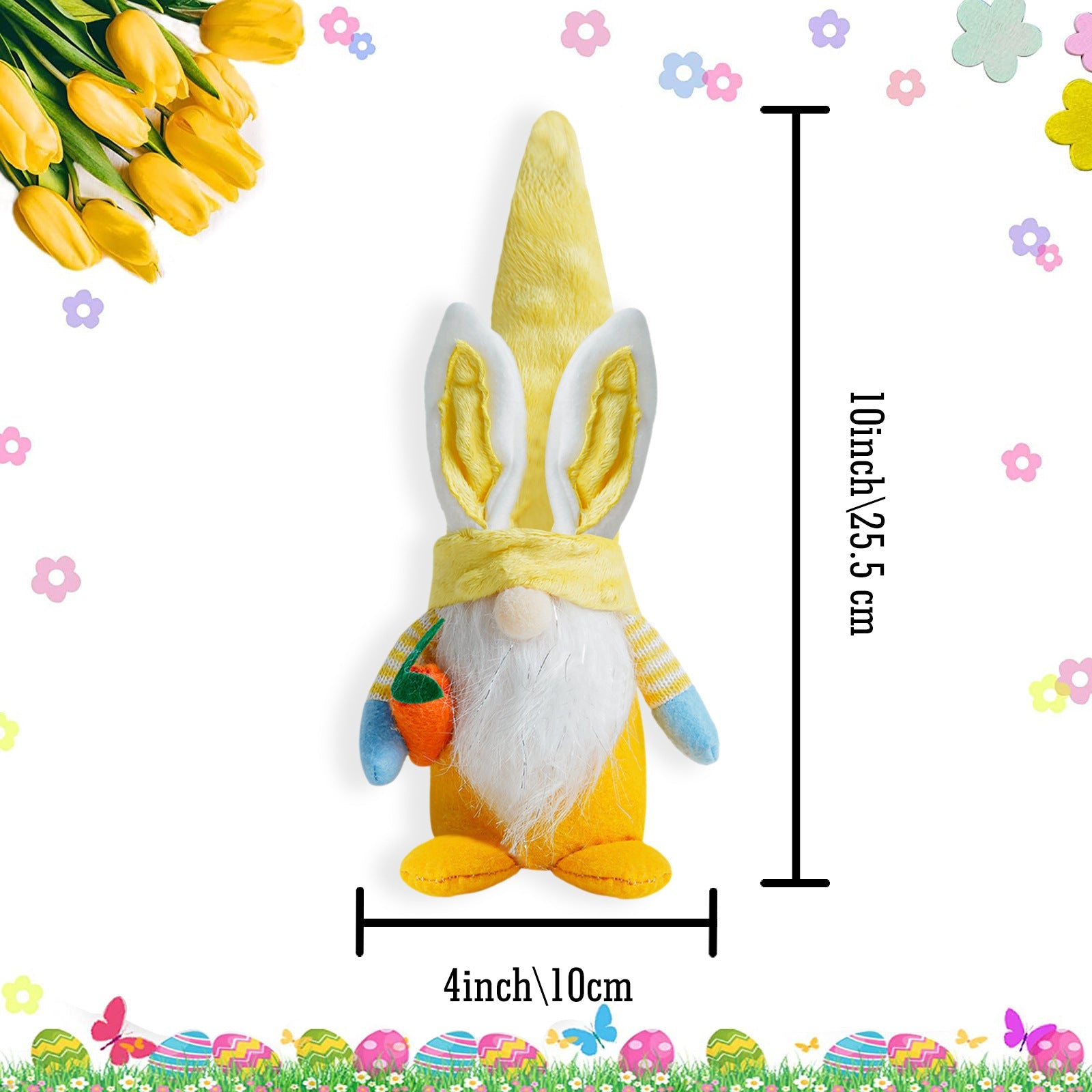 Easter Faceless Elderly Doll Ornaments Atmosphere Layout