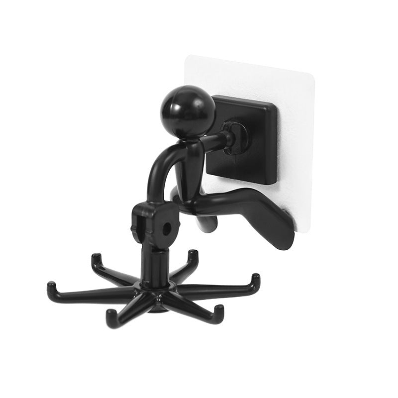 Rotating Villain 6-Claw Hook Wall-mounted