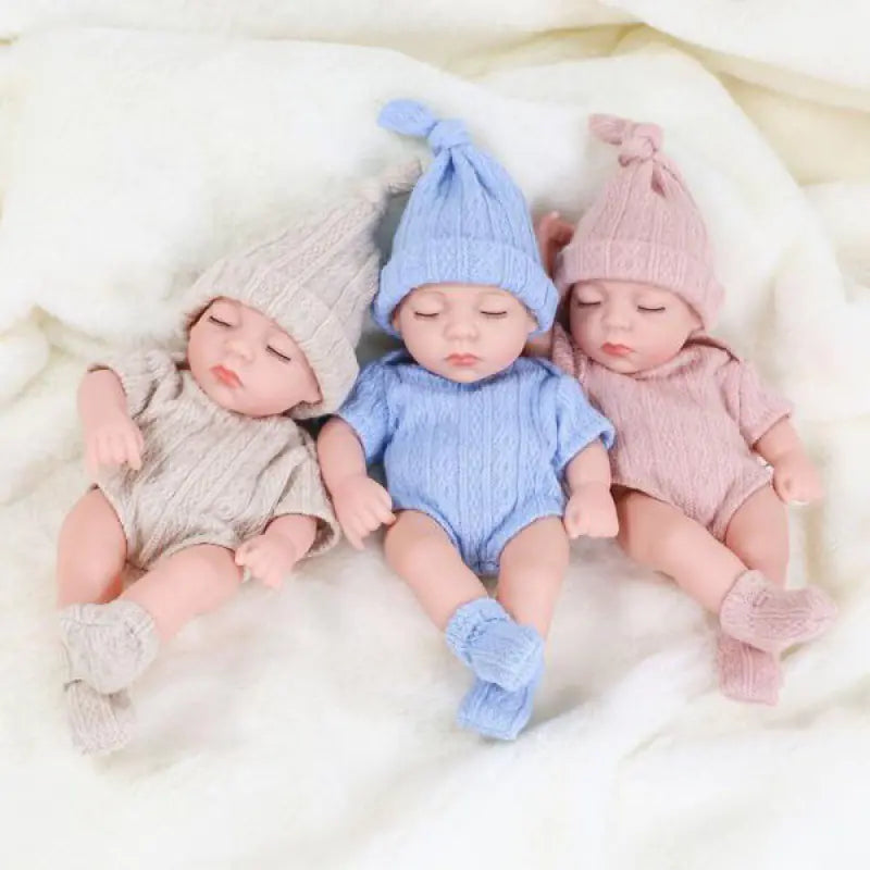 Mini Soft Silicone Baby Doll - Cute Gift for Girls