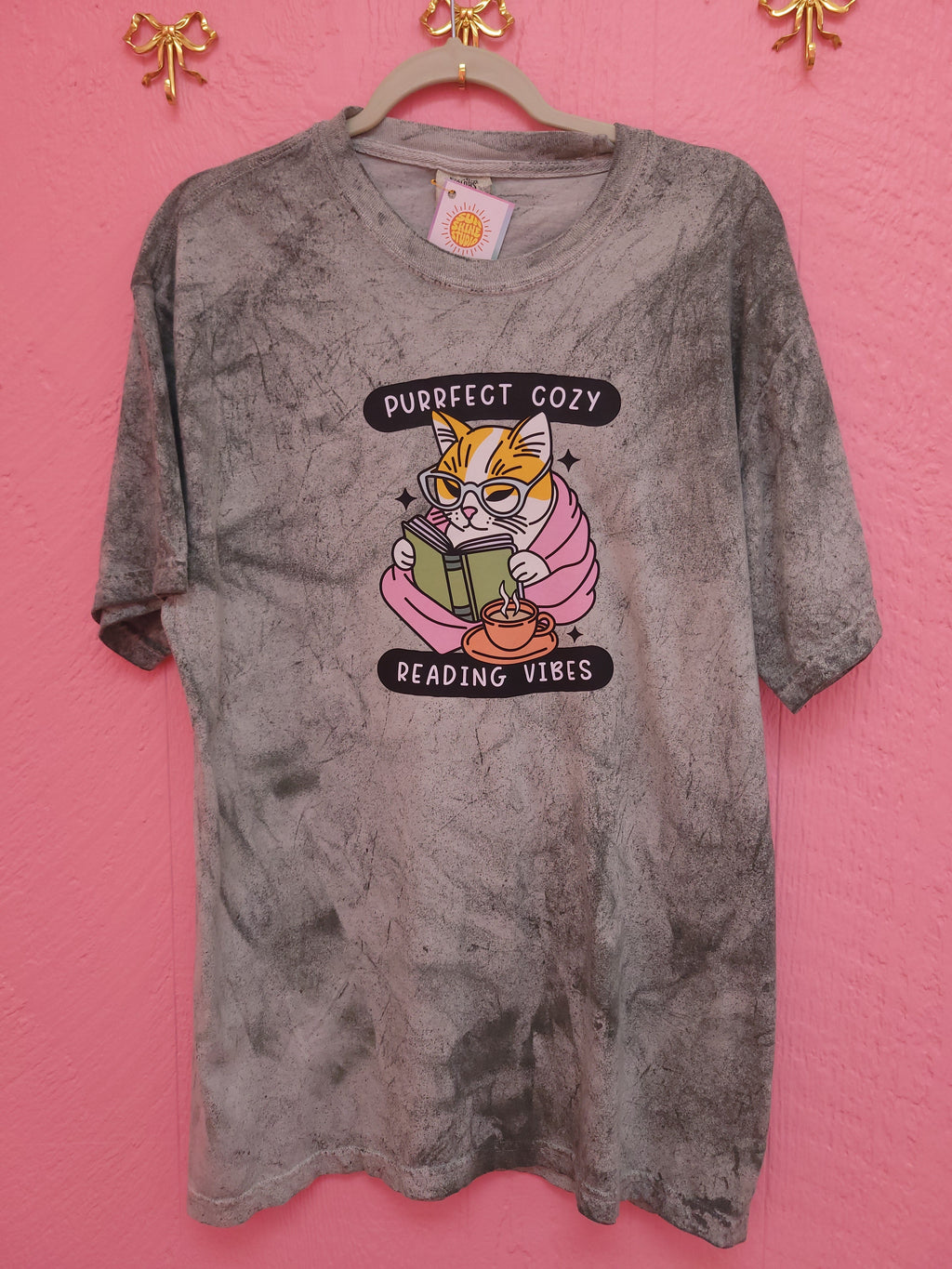 "Purrfect Cozy Reading Vibes" Shirt