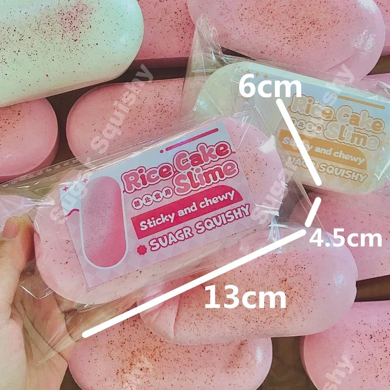 Squishy Cheese Cake Bread Squeeze Toy Slow Rebound Stress Relief Toys Sensory Fidget Toys For Adults Relaxing Gifts