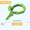 Pet Cooling Scarf Cute Dog Cooling Bandana Adjustable Fast Cooling Cat Cooling Ice Scarf Reusable Cat Collar Pet supplies