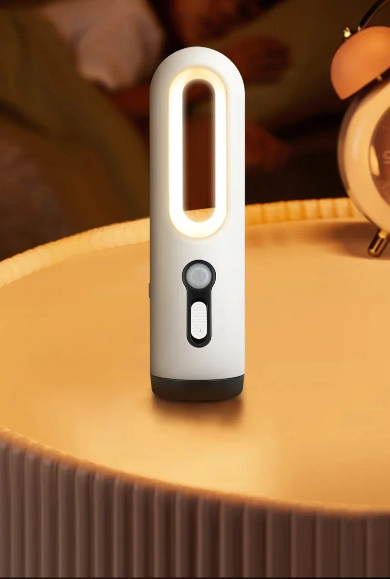 AiQUE LED Motion Sensor Night Light Portable 2 in 1 Flashlight Bedroom Bathroom Reading Camping Lighting Baby Feeding Eye Care