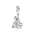 Fashionable 925 Sterling Silver Highland Cow Animal Pendant Suitable for Bracelets, Necklaces, DIY Women's Jewelry Accessories