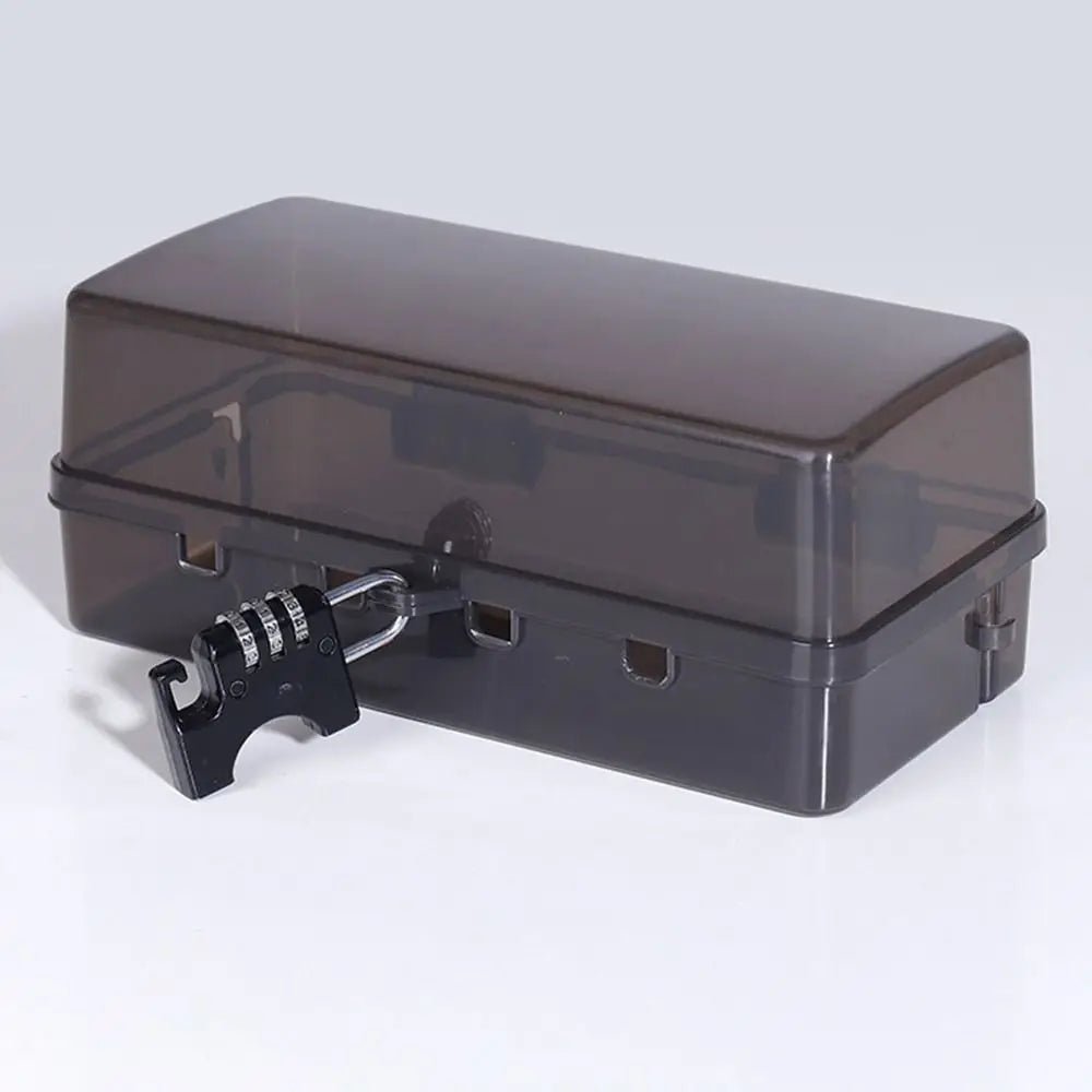 Durable Plastic Plug Box Anti-theft Waterproof Cable Management Box Protect Outlet Weatherproof Extension Lead Cover Outdoor