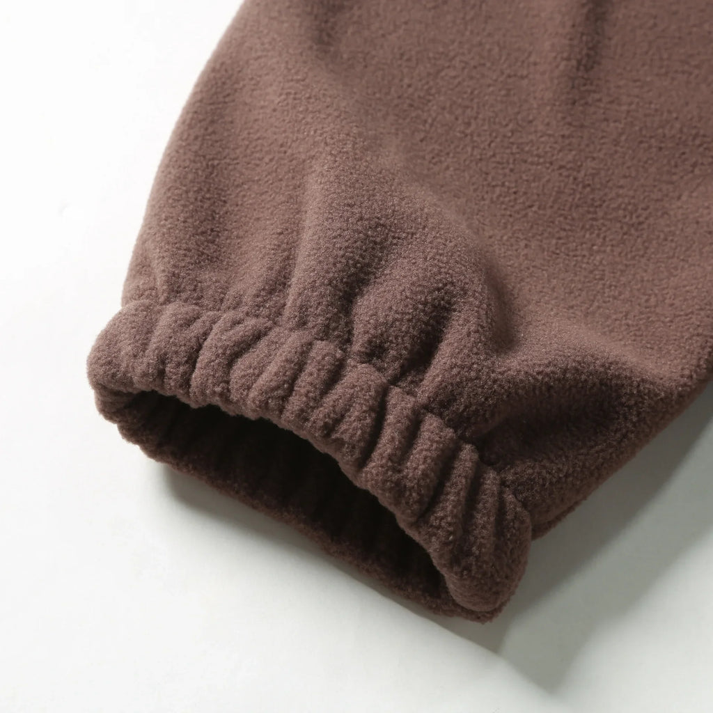 Autumn Winter Men's Fleece Hoodies Half Zipper Patchwork Pullover Coats Men Fashion Outdoor Warm Sweatshirts Male Casual Hoodies