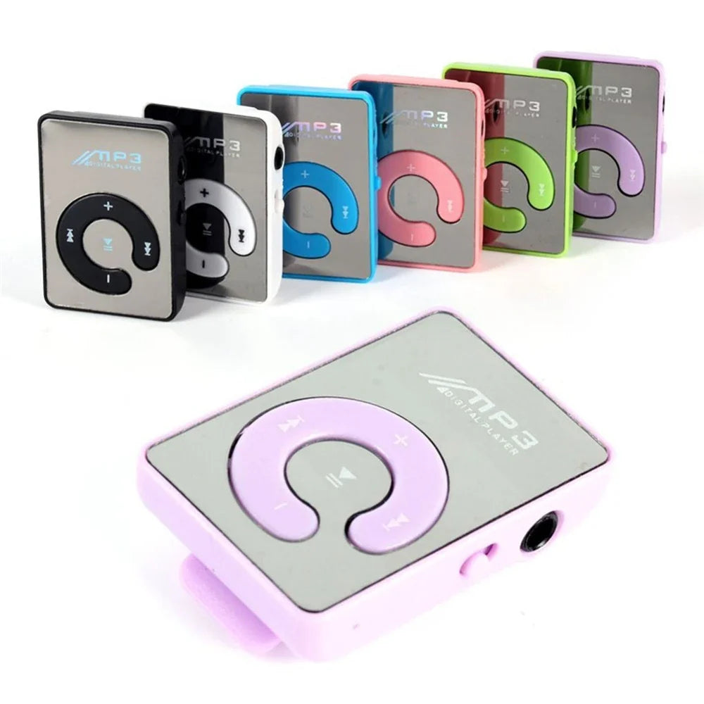 C Key Portable HiFi Mini Clip USB MP3 Player Walkman Music Support Micro TF Card Expandable Up To 16GB Outdoor Sports Walkman