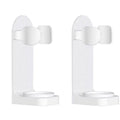 Toothbrush electronic holder, wall mounted adhesive holder, toothbrush organizer to save space and keep dry