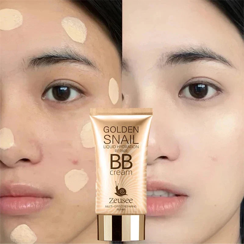 BB Cream Liquid Foundation Full Coverage Makeup Base Natural Concealer Longlasting Oil-Control Face Makeup Cosmetics For Women