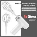 Electric Egg Beater Rechargeable Home Handheld Small Wireless Egg Beater Baking Cream Electric Whip Blender Hand Mixer for Cakes