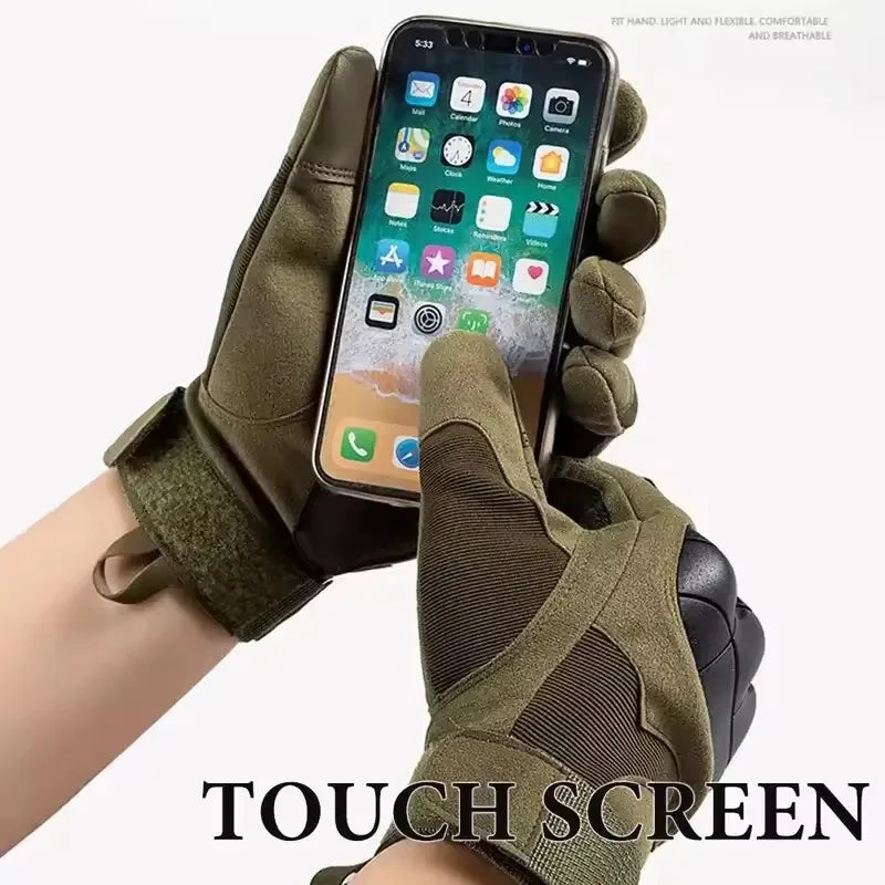 Touch Screen Motorcycle Gloves  Spring Summer Breathable Full Finger Motorbike Riding Moto Gloves for Motocross