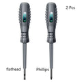 Multifunctional Electrician Test Screwdriver AC Non-contact Induction Test Pen Voltage Tester 70-600V Red Green Induction Lights