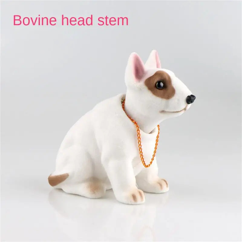 Car Ornament Shaking Dog Nodding Puppy Doll Cute Auto Dashboard Interior Decoration Shakes Head Bobblehead Dog Home Furnishings
