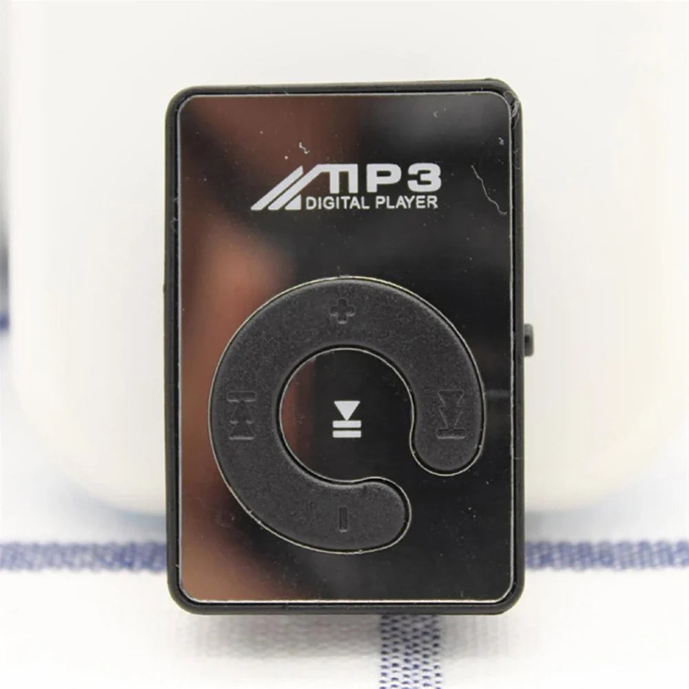 C Key Portable HiFi Mini Clip USB MP3 Player Walkman Music Support Micro TF Card Expandable Up To 16GB Outdoor Sports Walkman