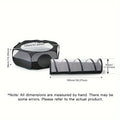 2-Piece Cat Tunnel & Play Mat Set - Foldable, Interactive Pet Toy ForCats And Dogs - Durable Polyester