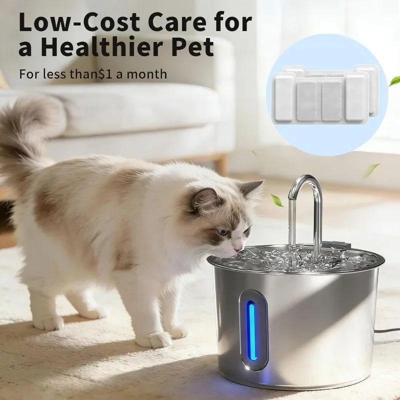 15/30pcs Cat Water Fountain Filter- Suit for Cat Dog Pet Water Fountain Cat Fountain Filter Replacement For TY09/TY10(2.2L/3.2L)