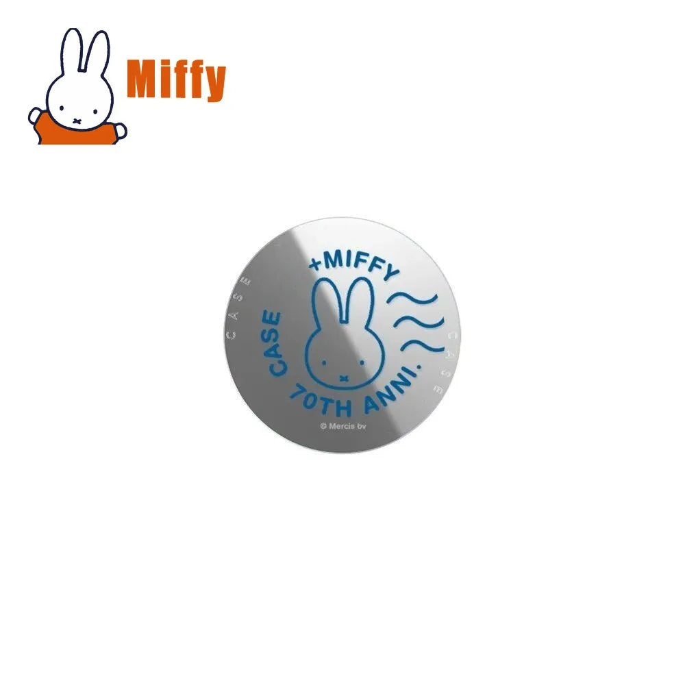 Kawaii Miffy Magnetic Phone Stand Cute Mirror Surface Foldable Portable Desk Holder Smartphone Viewing Streaming Girl Gift