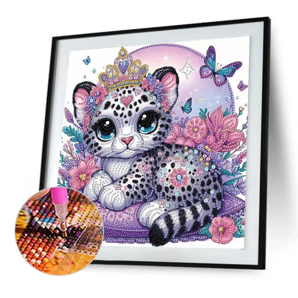 5D DIY Partial Special Shaped Drill Diamond Painting Kit Animal Decoration