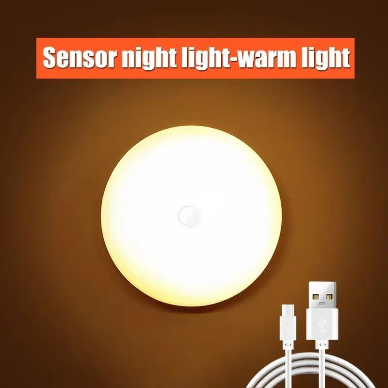 Rechargeable Motion Sensor Night Light,LED Closet Light,Cabinet Light,Wall Light for Kitchen,Bedroom,Bathroom,Hallway,Stairs