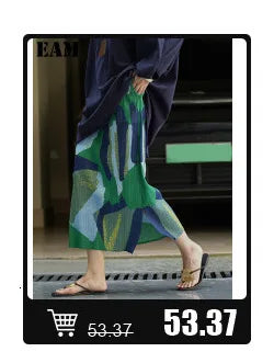 [EAM] Loose Fit Black Asymmetrical Big Size Sweatshirt New Turtleneck Long Sleeve Women Big Size Fashion Tide Spring 2026 OA869