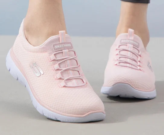 Skechers  2026 Slip On Breathable Mesh Memory Foam Walking Sneakers Lightweight Daily Casual Trainers Multiple Colors 12980-NVHP