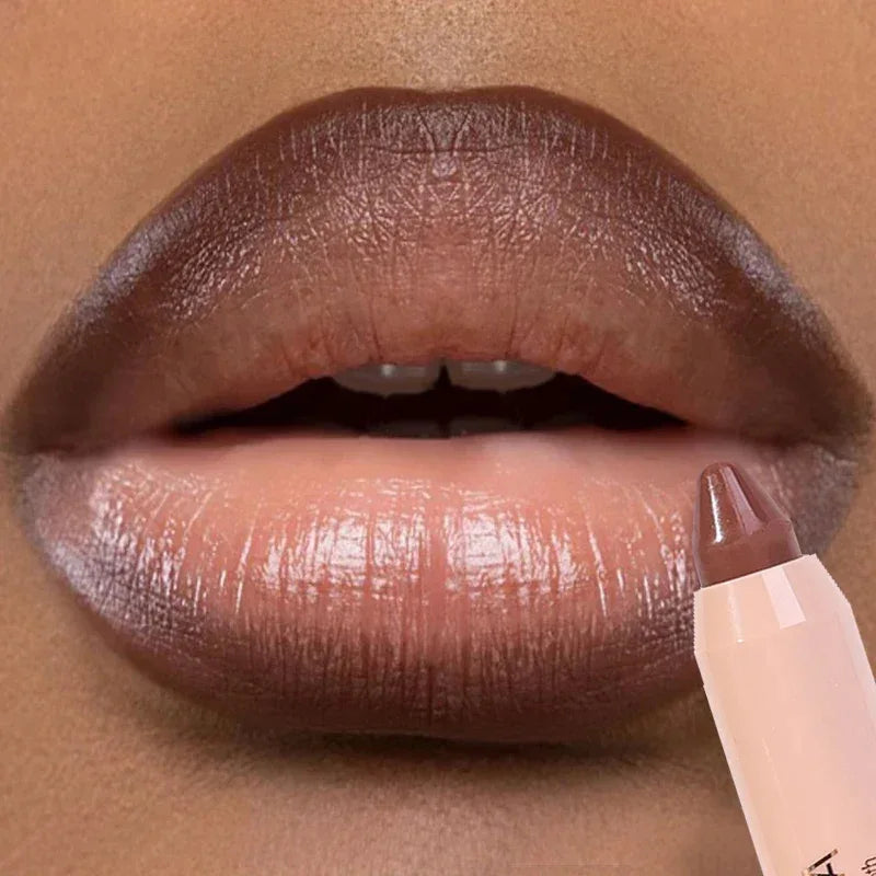 New Matte Lipliner Pencil Waterproof Non Stick Cup Contour Tint Lipstick Long Lasting Lip Care Makeup Cosmetics for Women Girls