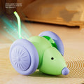 Interactive Cat Toy Electric Mouse Car Automatic Teaser Kitten Pet Toys Rechargeable Intelligent Obstacle Avoidance Cat Car Toy